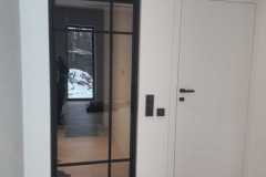 Steel doors in the apartment
