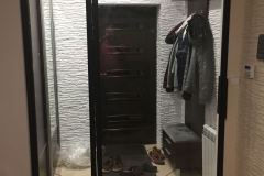 Drzwi stalowe w prywatnym mieszkaniu