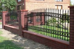 Fence with an arch