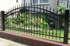 Elegant steel fence